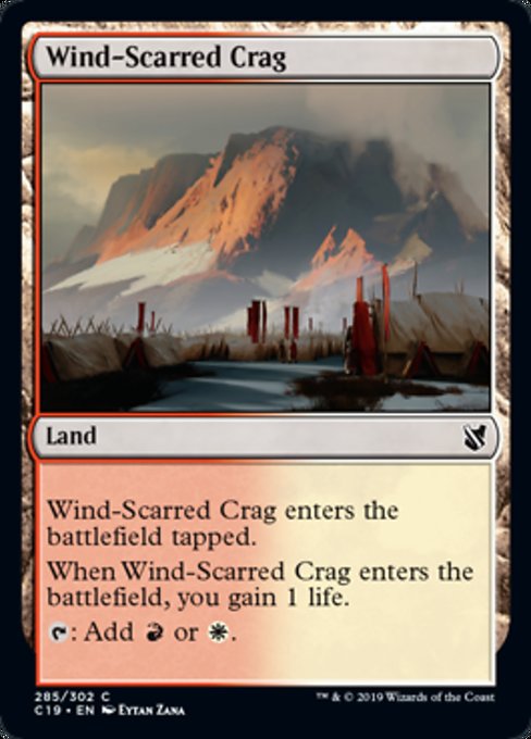 Wind-Scarred Crag [Commander 2019] | Galactic Gamez