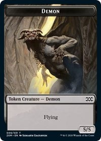 Demon // Germ Double-sided Token [Double Masters Tokens] | Galactic Gamez