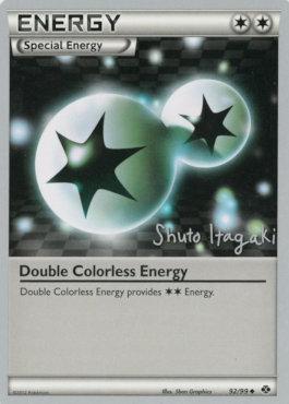 Double Colorless Energy (92/99) (Terraki-Mewtwo - Shuto Itagaki) [World Championships 2012] | Galactic Gamez