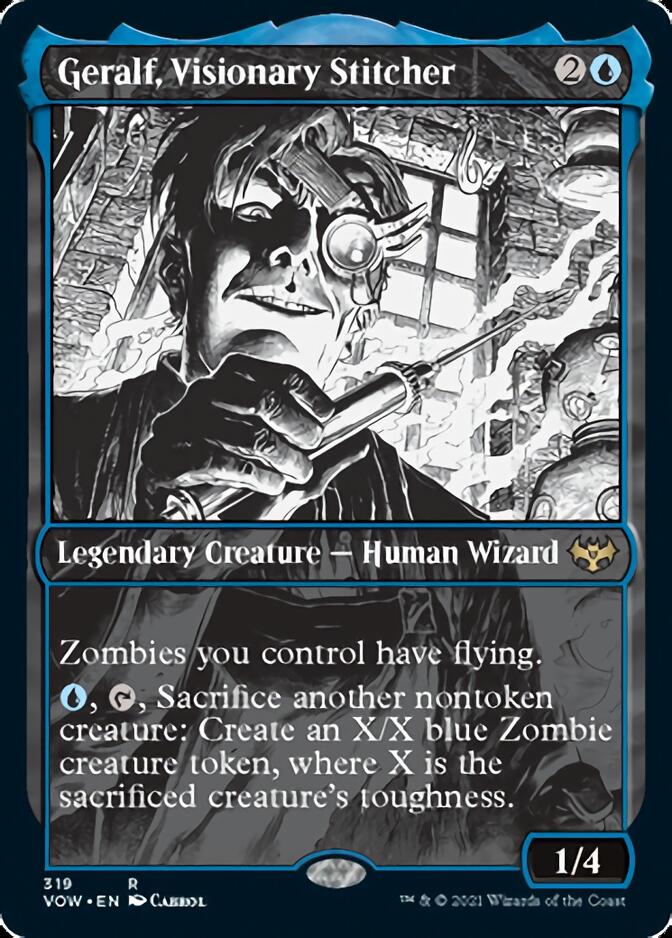 Geralf, Visionary Stitcher (Showcase Eternal Night) [Innistrad: Crimson Vow] | Galactic Gamez