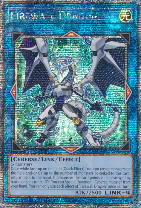 Firewall Dragon [TN23-EN008] Quarter Century Secret Rare | Galactic Gamez