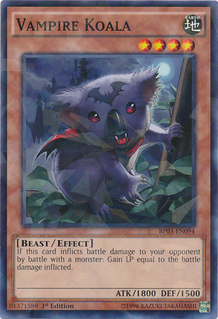 Vampire Koala (Shatterfoil) [BP03-EN094] Rare | Galactic Gamez