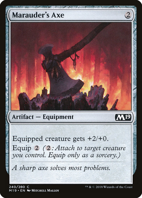 Marauder's Axe [Core Set 2019] | Galactic Gamez
