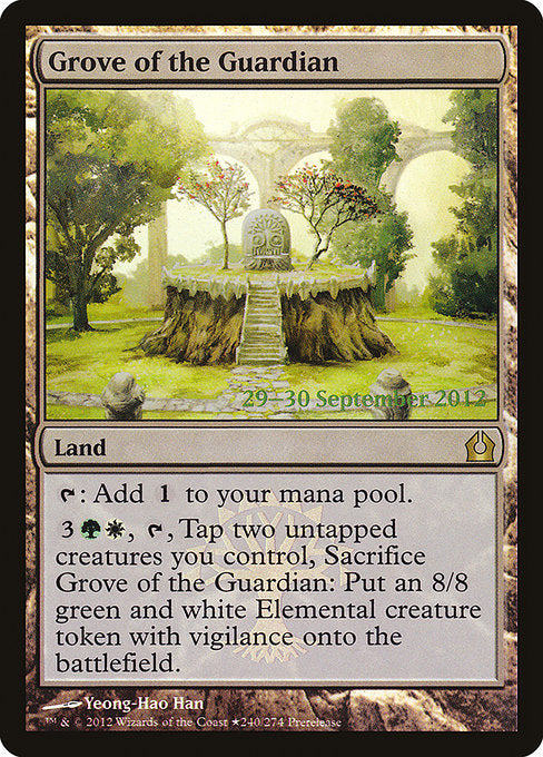 Grove of the Guardian [Return to Ravnica Promos] | Galactic Gamez