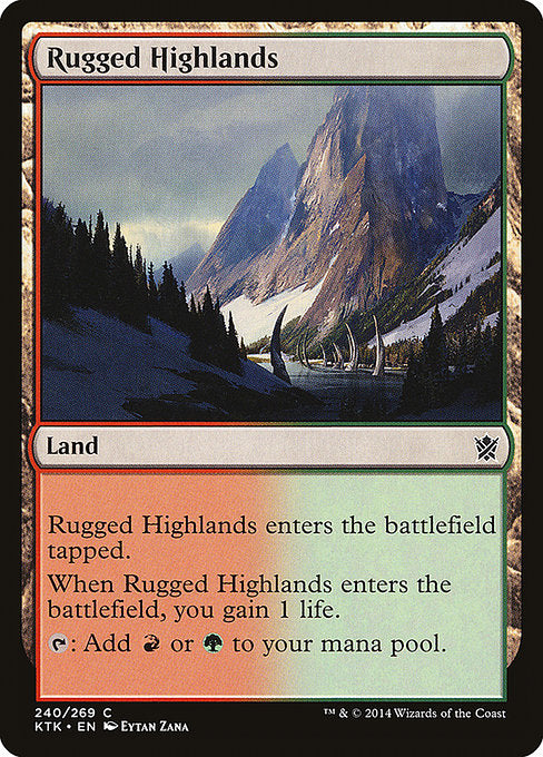 Rugged Highlands [Khans of Tarkir] | Galactic Gamez