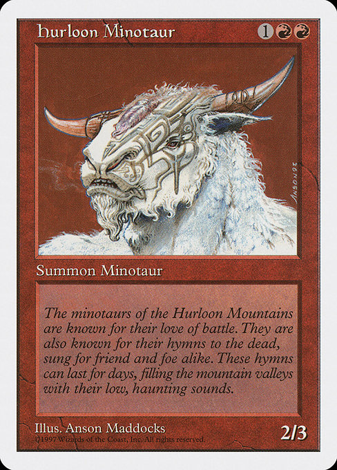 Hurloon Minotaur [Fifth Edition] | Galactic Gamez