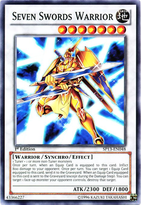 Seven Swords Warrior [SP13-EN048] Common | Galactic Gamez