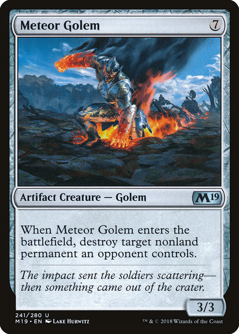 Meteor Golem [Core Set 2019] | Galactic Gamez