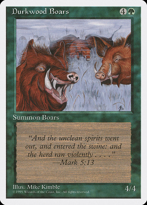 Durkwood Boars [Fourth Edition] | Galactic Gamez