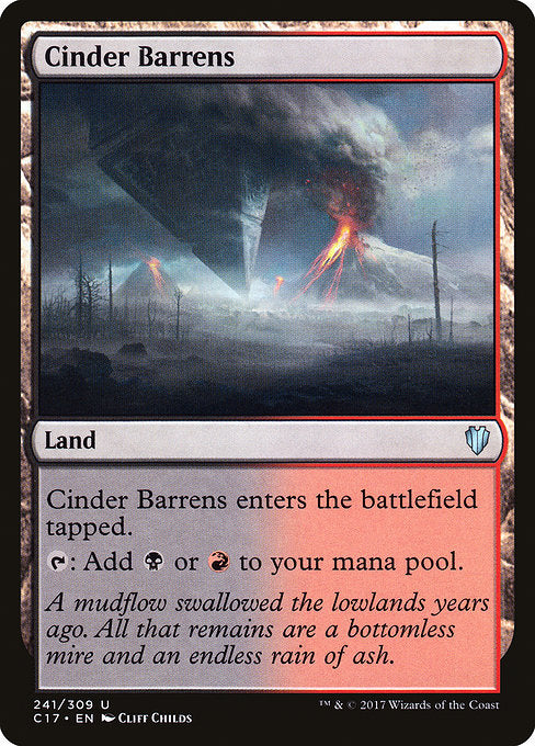 Cinder Barrens [Commander 2017] | Galactic Gamez