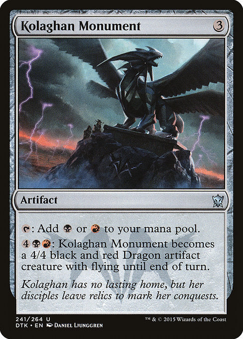 Kolaghan Monument [Dragons of Tarkir] | Galactic Gamez