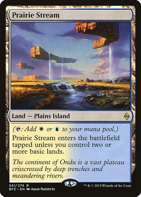 Prairie Stream [Battle for Zendikar] | Galactic Gamez