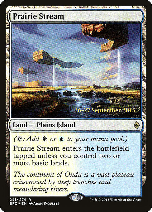 Prairie Stream [Battle for Zendikar Promos] | Galactic Gamez