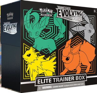 Evolving Skies Elite Trainer Box [Flareon/Jolteon/Umbreon/Leafeon] | Galactic Gamez