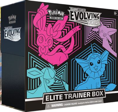 Evolving Skies Elite Trainer Box [Glaceon/Vaporeon/Sylveon/Espeon] | Galactic Gamez