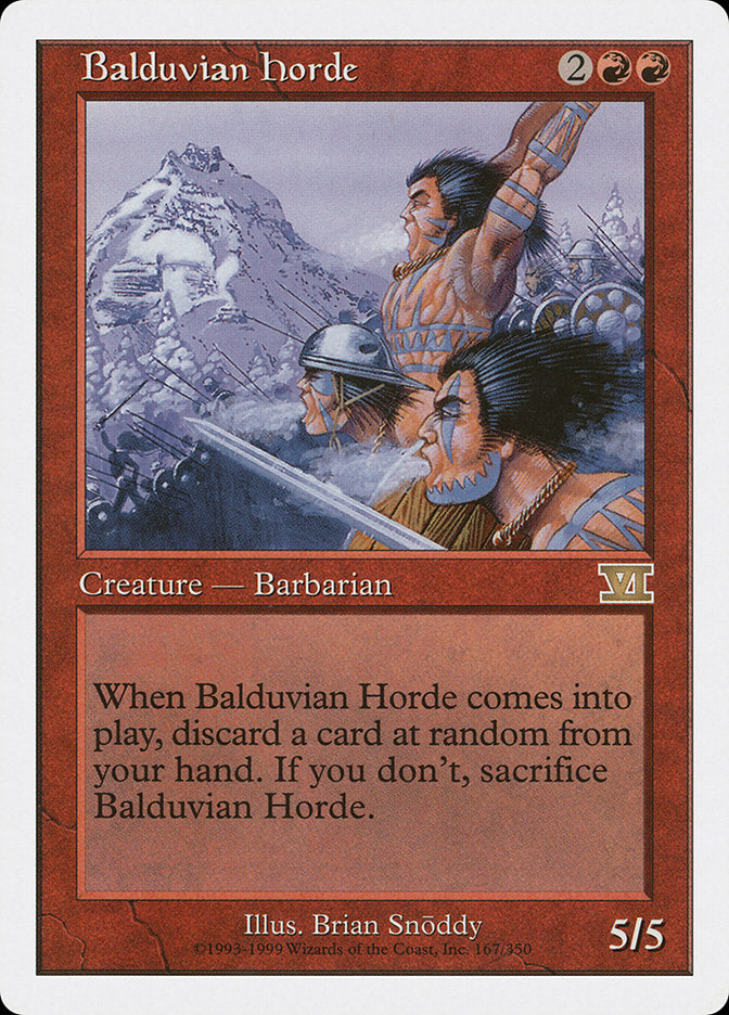 Balduvian Horde [Classic Sixth Edition] | Galactic Gamez