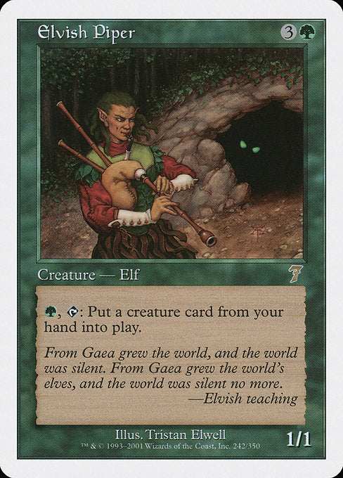 Elvish Piper [Seventh Edition] | Galactic Gamez