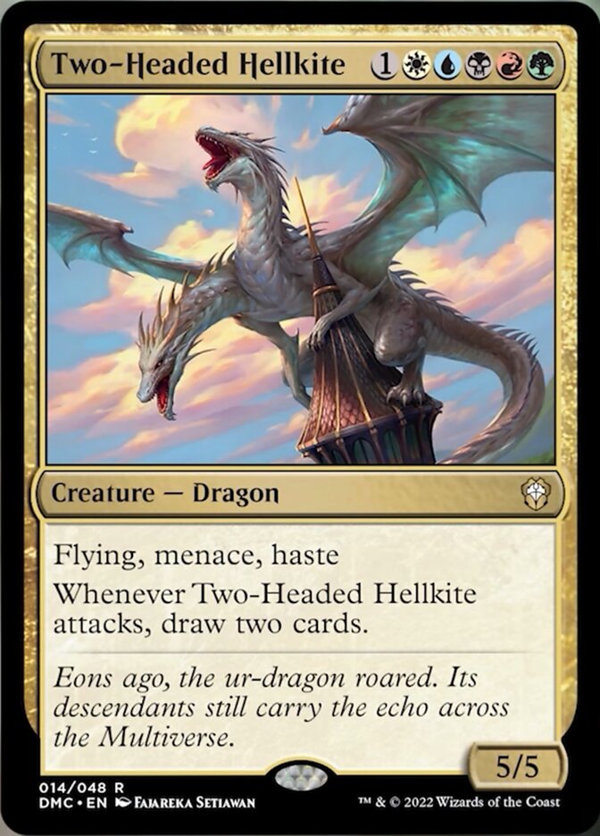 Two-Headed Hellkite [Dominaria United Commander] | Galactic Gamez