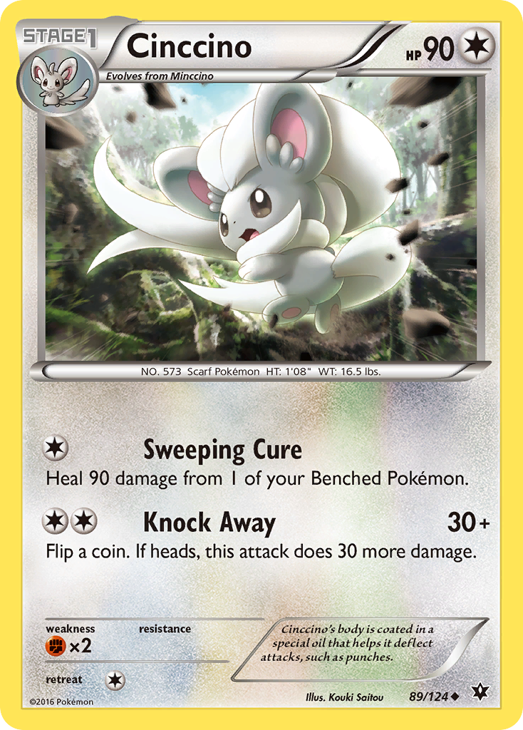 Cinccino (89/124) [XY: Fates Collide] | Galactic Gamez