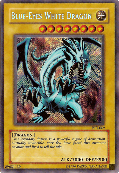 Blue-Eyes White Dragon [BPT-009] Secret Rare | Galactic Gamez