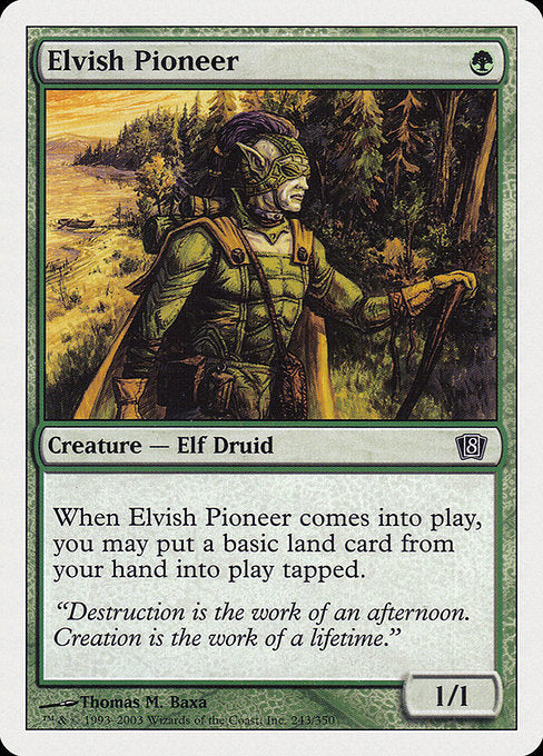 Elvish Pioneer [Eighth Edition] | Galactic Gamez