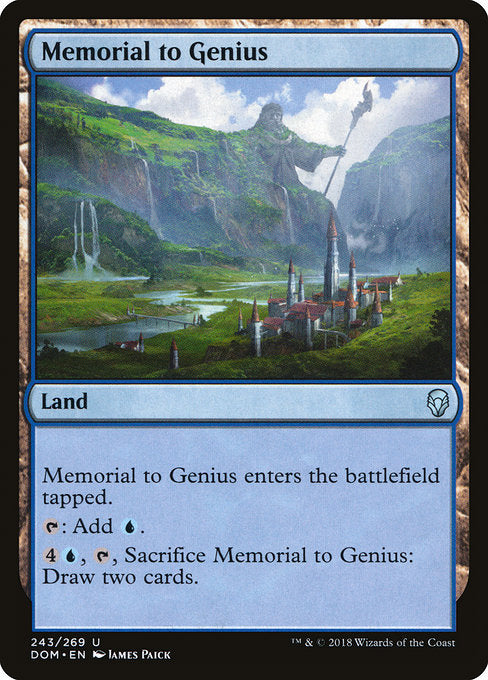 Memorial to Genius [Dominaria] | Galactic Gamez
