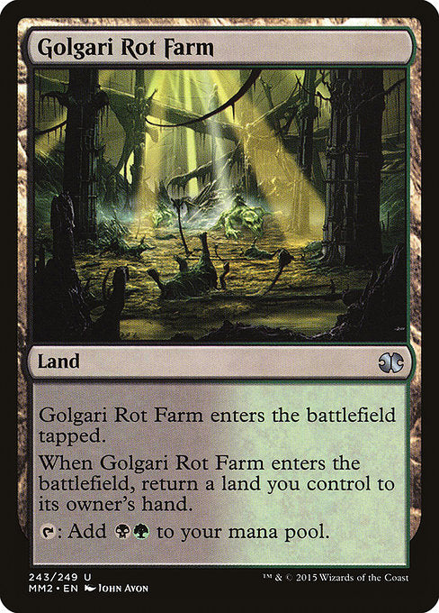 Golgari Rot Farm [Modern Masters 2015] | Galactic Gamez
