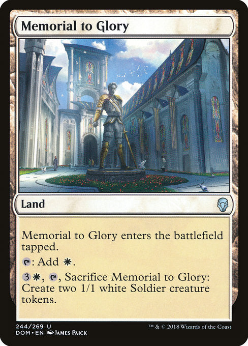 Memorial to Glory [Dominaria] | Galactic Gamez