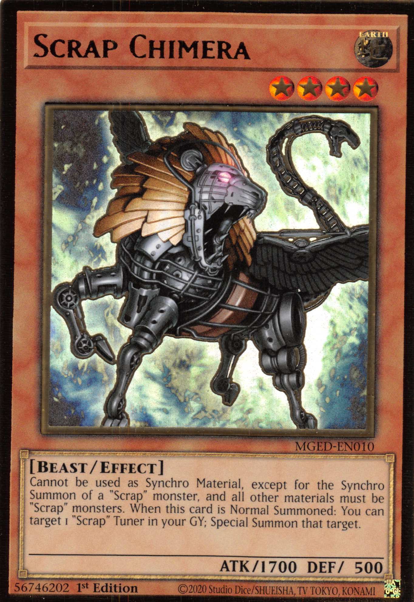 Scrap Chimera [MGED-EN010] Gold Rare | Galactic Gamez