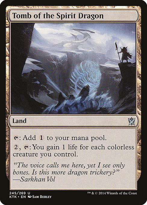 Tomb of the Spirit Dragon [Khans of Tarkir] | Galactic Gamez