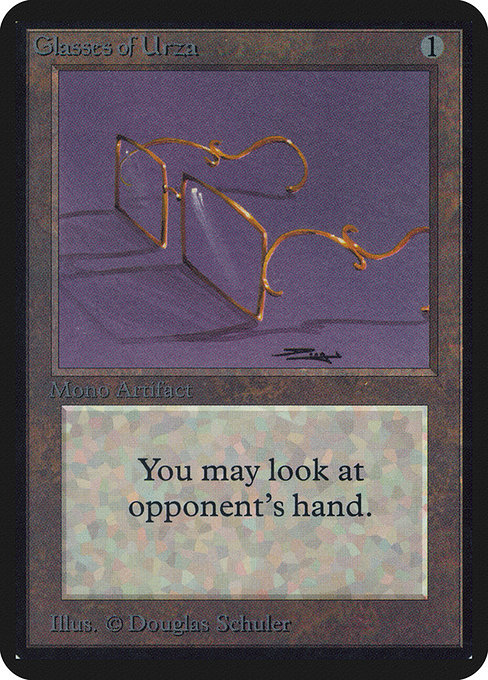 Glasses of Urza [Limited Edition Alpha] | Galactic Gamez