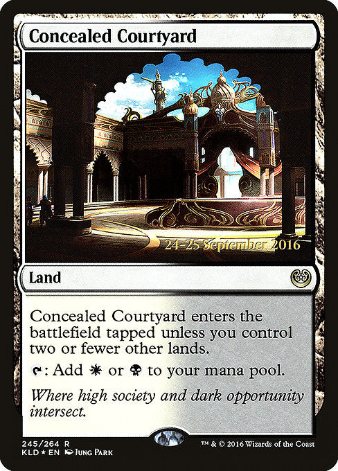 Concealed Courtyard [Kaladesh Promos] | Galactic Gamez