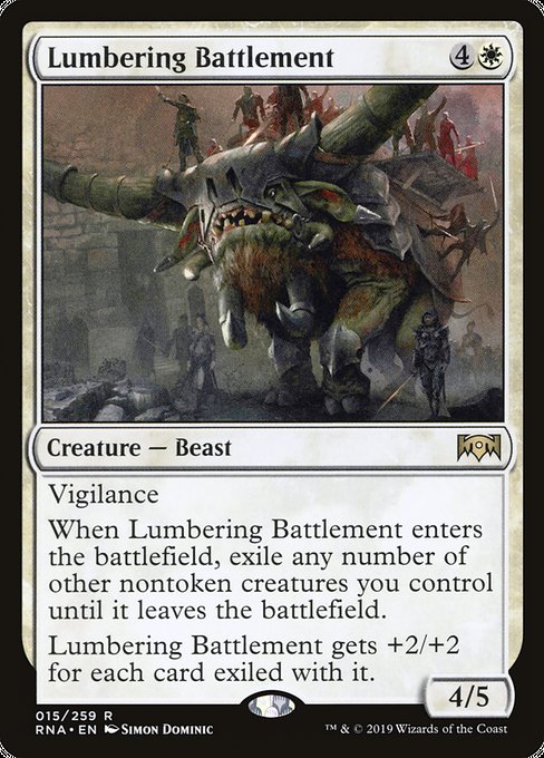 Lumbering Battlement [Ravnica Allegiance] | Galactic Gamez