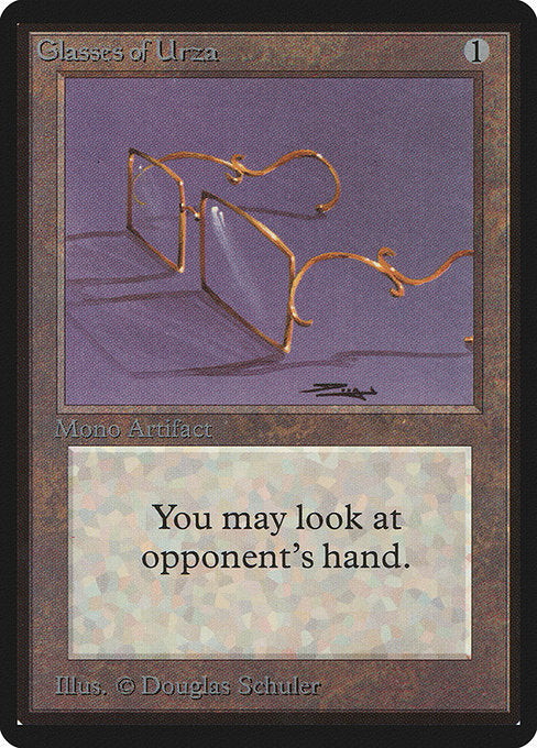 Glasses of Urza [Limited Edition Beta] | Galactic Gamez