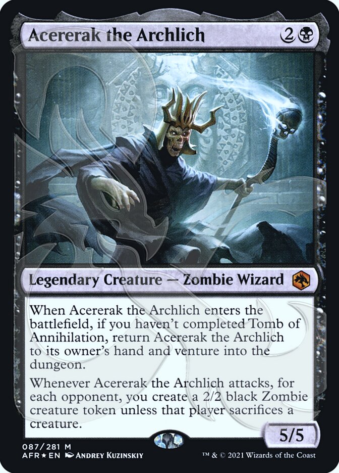 Acererak the Archlich (Ampersand Promo) [Dungeons & Dragons: Adventures in the Forgotten Realms Promos] | Galactic Gamez