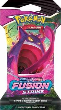 Pokemon Sword and Shield Fusion Strike Sleeved Booster Pack | Galactic Gamez