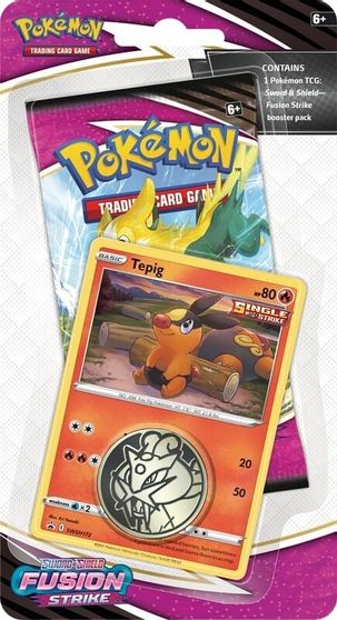 Sword and Shield Fusion Strike Single Pack Blister [Tepig] | Galactic Gamez