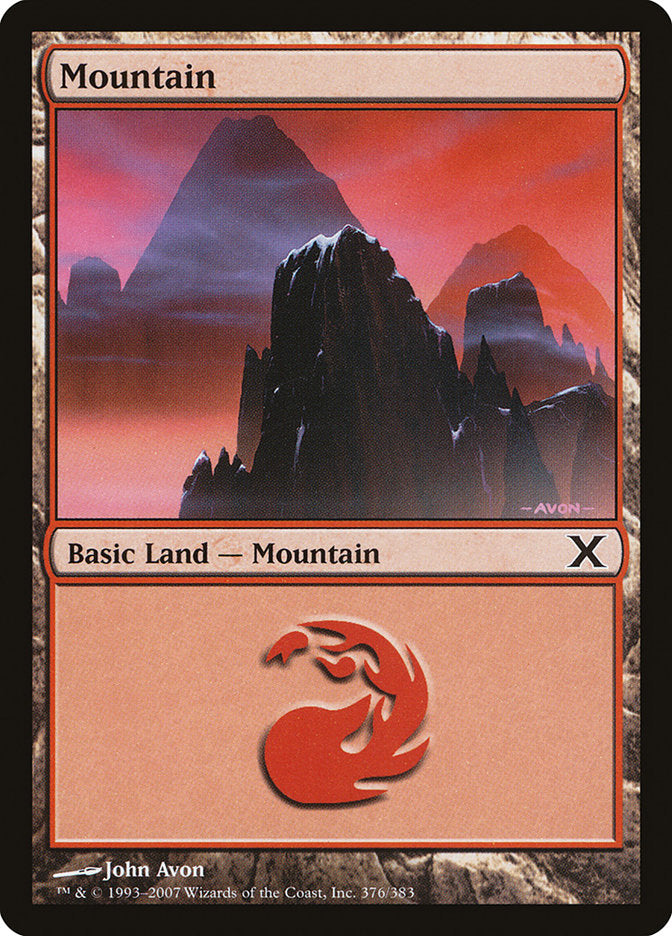 Mountain (376) [Tenth Edition] | Galactic Gamez