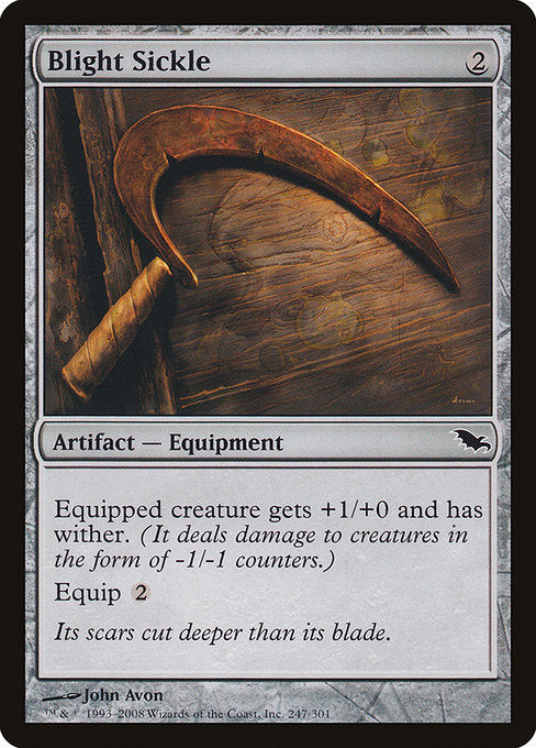 Blight Sickle [Shadowmoor] | Galactic Gamez
