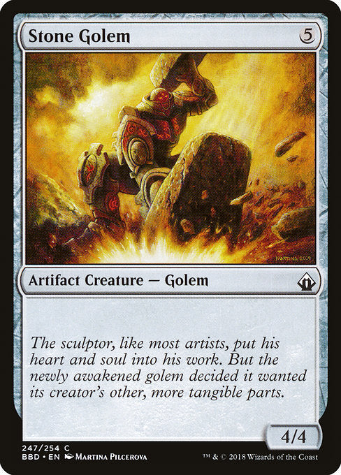 Stone Golem [Battlebond] | Galactic Gamez