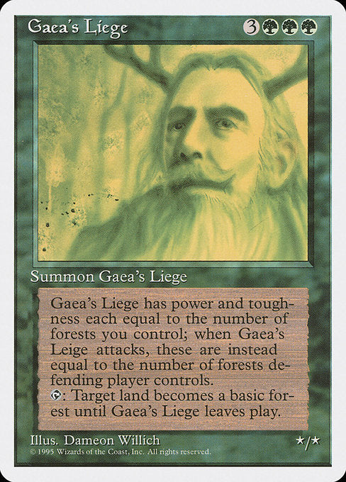 Gaea's Liege [Fourth Edition] | Galactic Gamez
