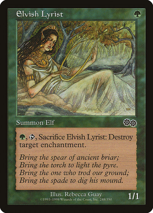 Elvish Lyrist [Urza's Saga] | Galactic Gamez