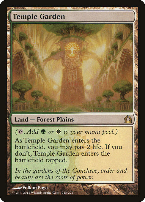 Temple Garden [Return to Ravnica] | Galactic Gamez