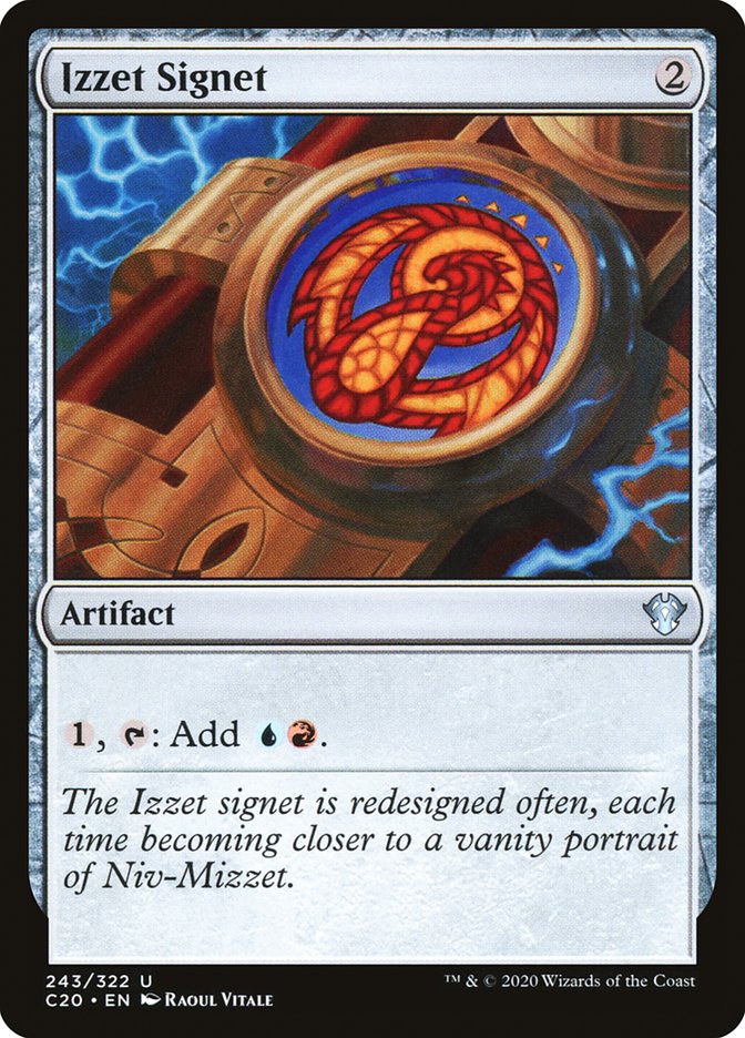 Izzet Signet [Commander 2020] | Galactic Gamez