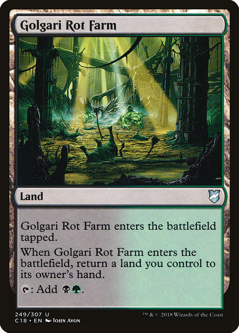 Golgari Rot Farm [Commander 2018] | Galactic Gamez