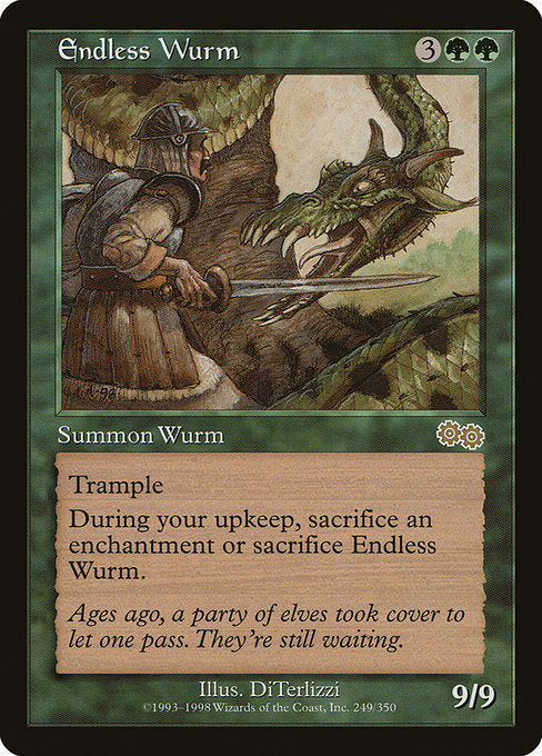 Endless Wurm [Urza's Saga] | Galactic Gamez