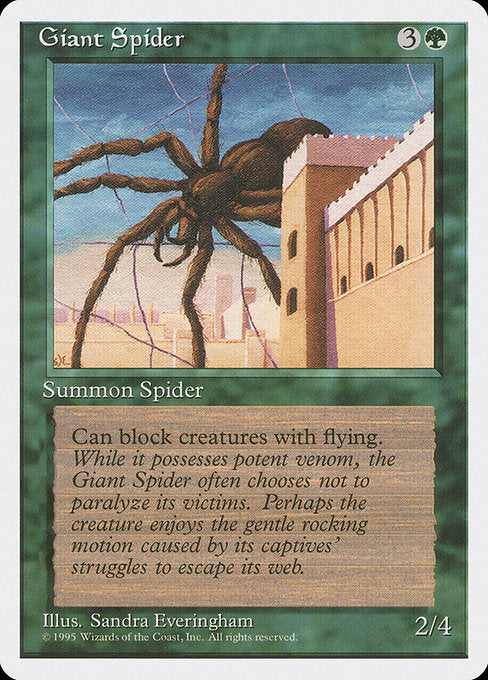 Giant Spider [Fourth Edition] | Galactic Gamez