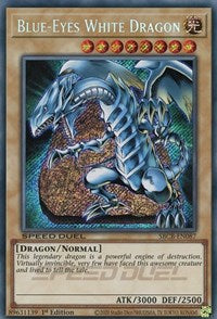 Blue-Eyes White Dragon (Secret) [SBCB-EN087] Secret Rare | Galactic Gamez