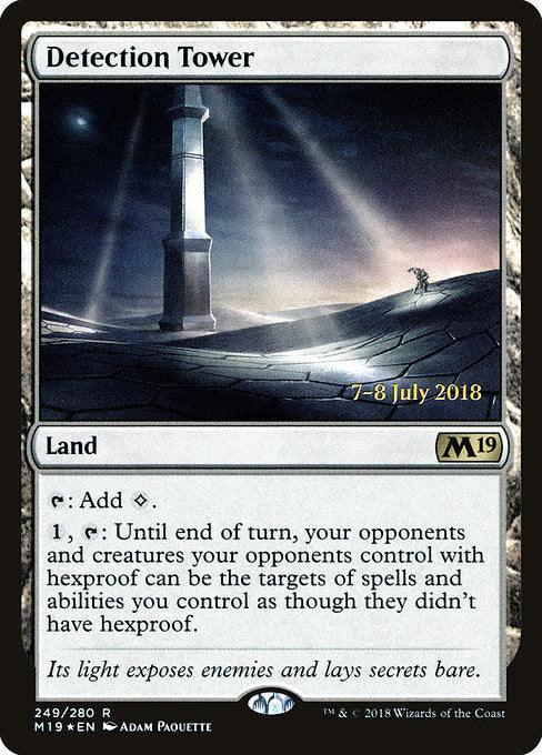 Detection Tower [Core Set 2019 Promos] | Galactic Gamez