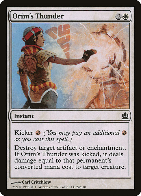 Orim's Thunder [Commander 2011] | Galactic Gamez